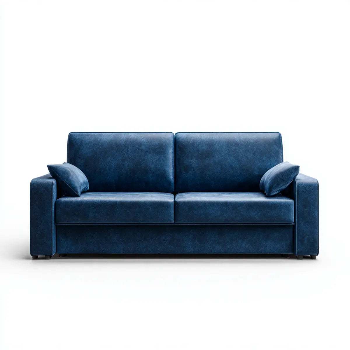 Sofa, 2-kanapa fotela ciemnoniebieski 170 x 85 x 86 cm poliester inclusive prostokątna