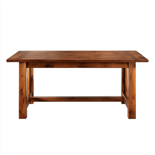Stół jadalny Brązowy 180 x 90 x 76 cm z litego drewna sosnowego prostokątnego
